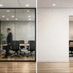 Glasvägg vs gipsvägg för kontor