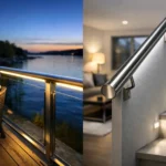 Led belysning i räcken - rätt lösning ute inne