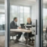 Glasdörr för kontor med rätt ljudisolering