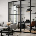 Industrivägg i glas - inspiration för rätt rum